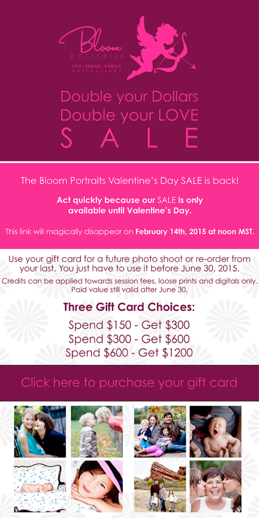 Double your dollars:LOVE 2015