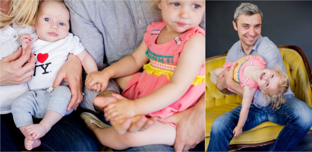 Family newborn session